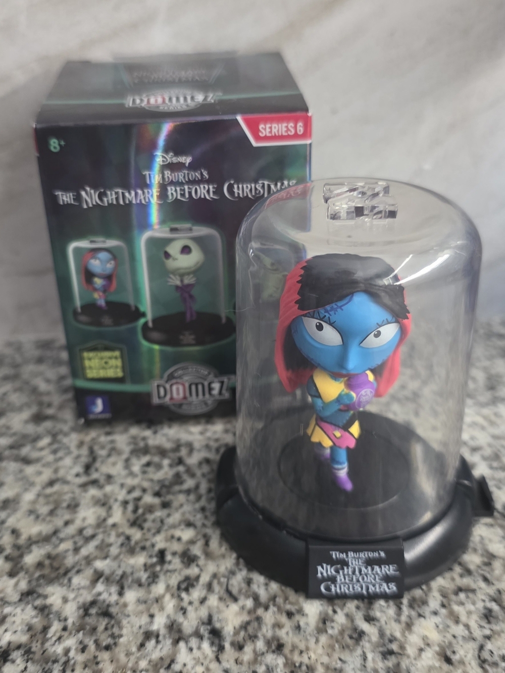 NIB Domez: Nightmare Before Christmas Mystery Blacklight Dome Series 6 - Sally